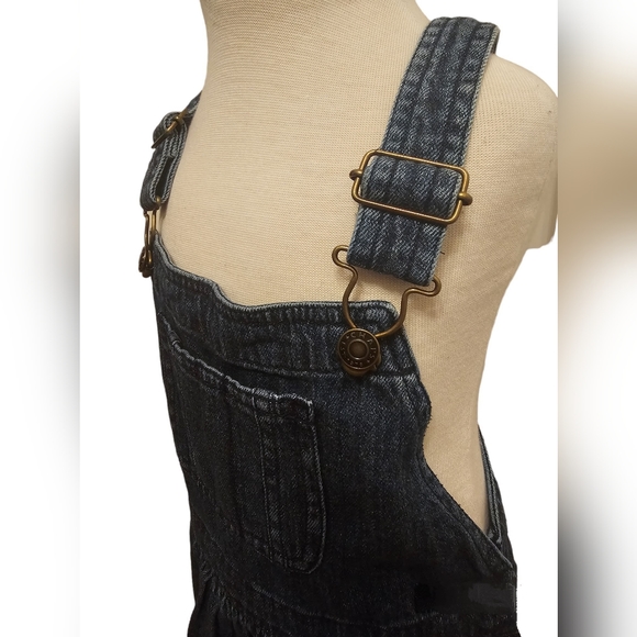 EUC | Chaps | Girl | Overalls Denim Blue Jean Dress Adjustable Straps | Size: 6 - Picture 2 of 16